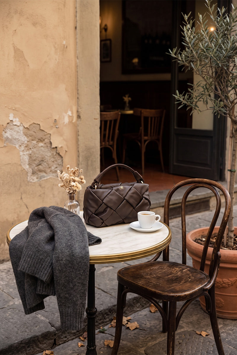 Ariel Marron foncé woman Barone firenze - 2