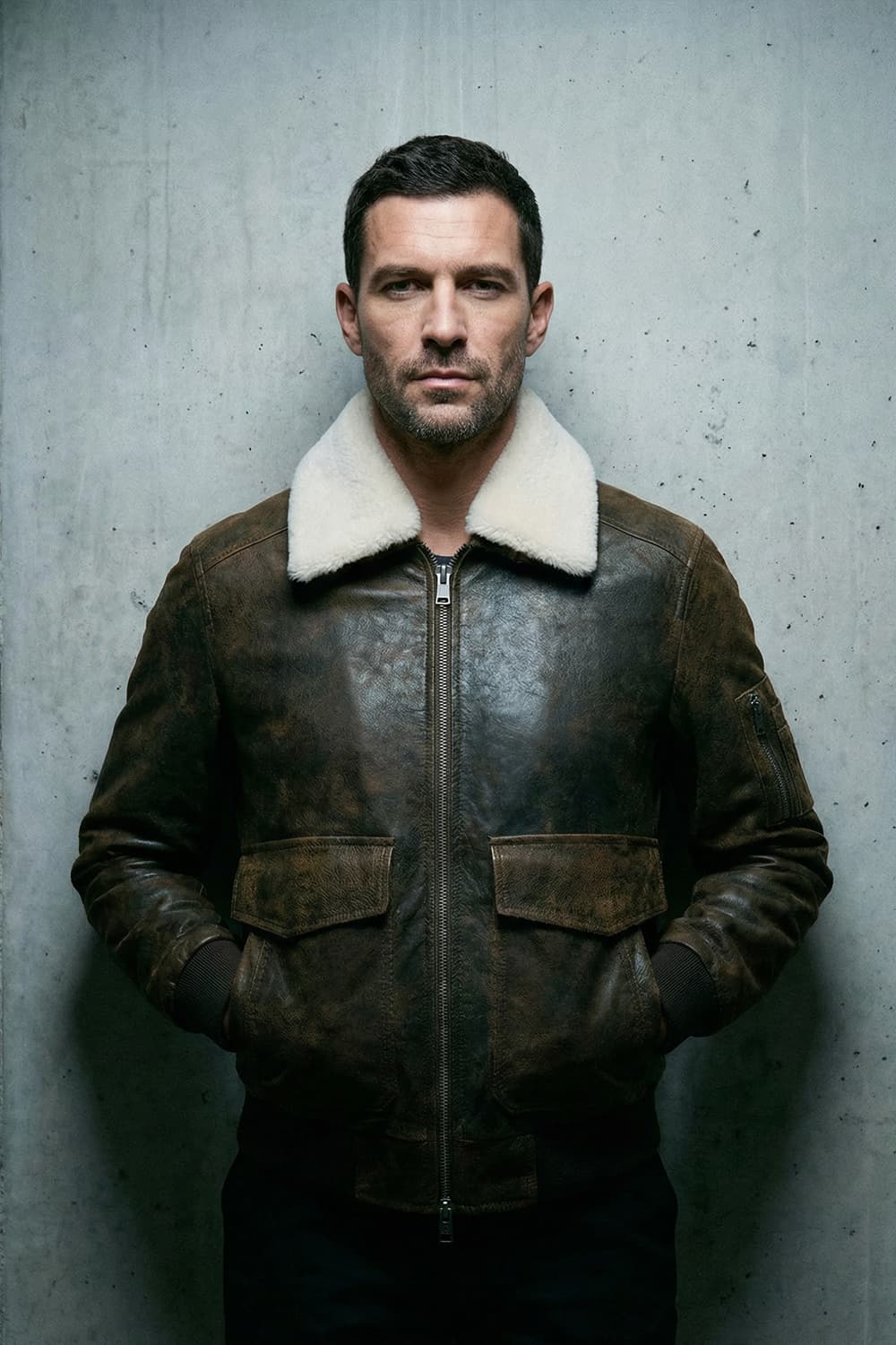 Aviatore Rock 100% vera pelle Made in Italy - Barone Firenze