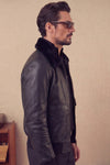 Schwarzer Nagel im Gold-Shearling-Stil man Barone firenze - 8