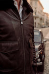 Schwarzer Nagel im Gold-Shearling-Stil man Barone firenze - 6