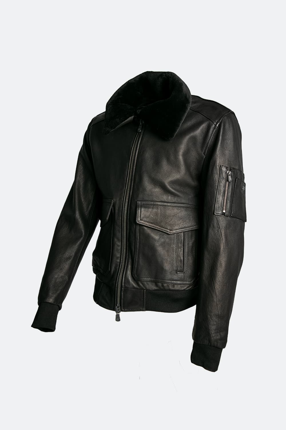 Schwarzer Nagel im Gold-Shearling-Stil man Barone firenze - 9