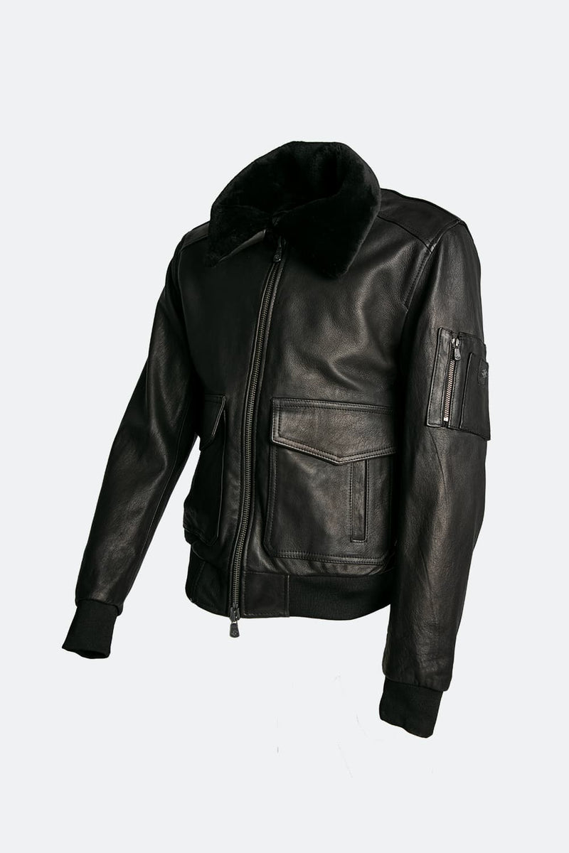 Schwarzer Nagel im Gold-Shearling-Stil man Barone firenze - 9