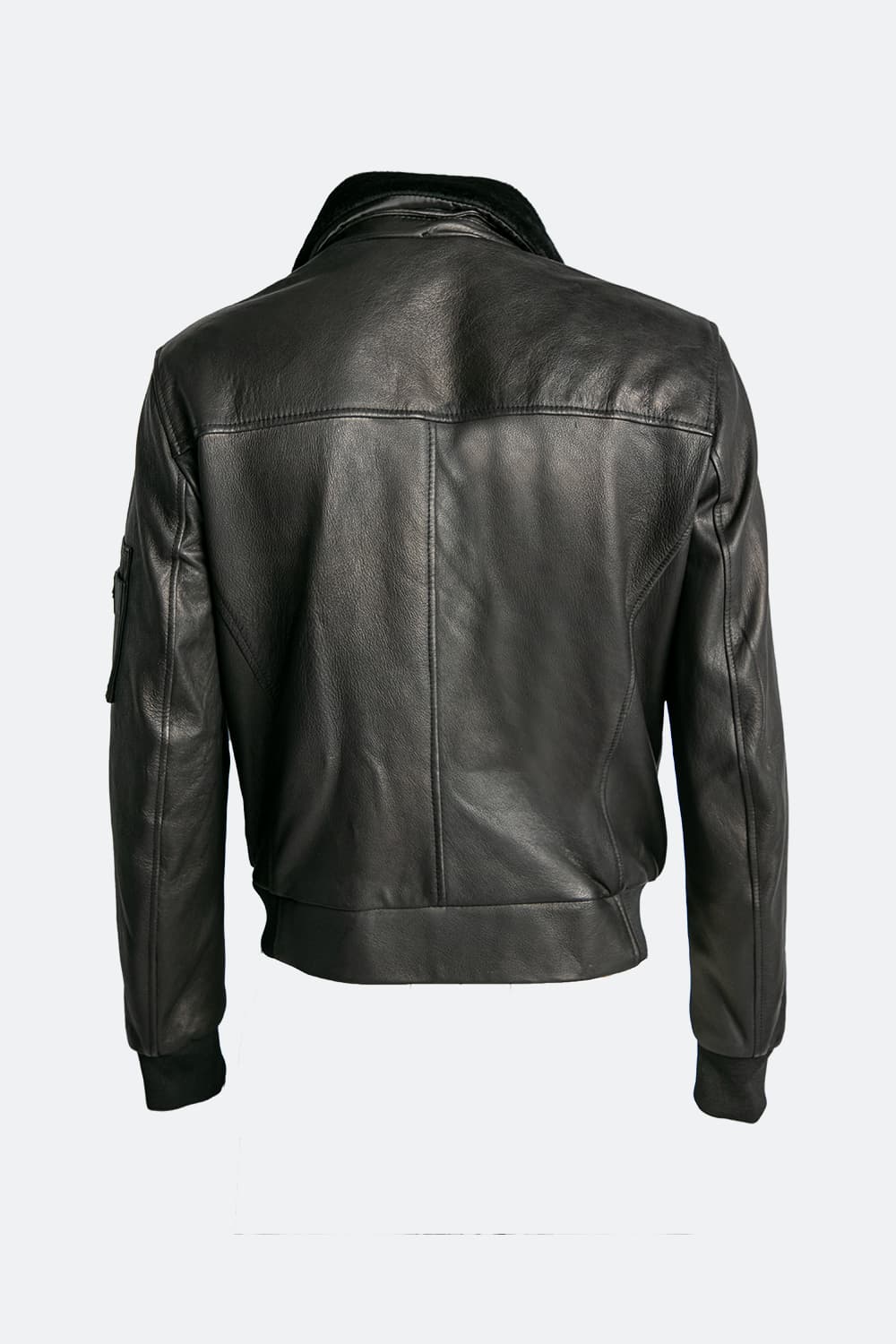 Schwarzer Nagel im Gold-Shearling-Stil man Barone firenze - 16