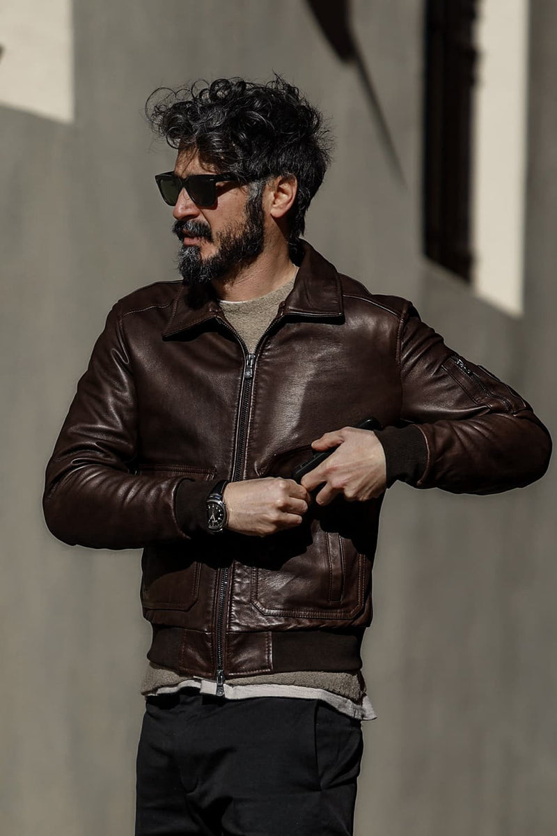 Schwarzer Nagel im Gold-Shearling-Stil man Barone firenze - 9