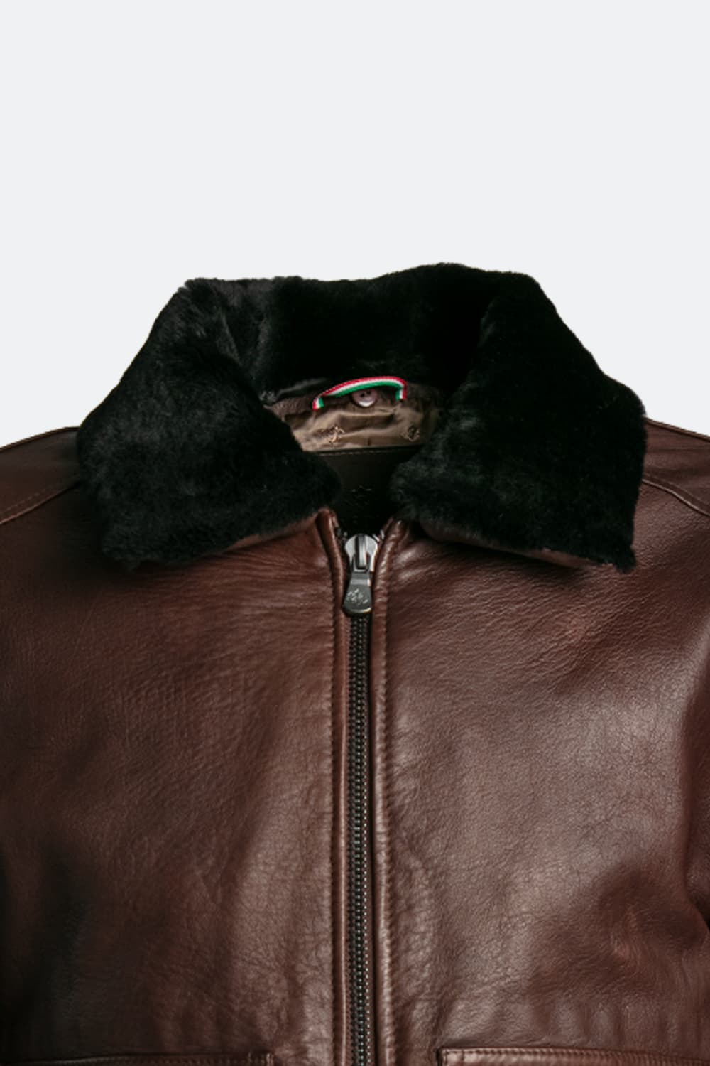 Schwarzer Nagel im Gold-Shearling-Stil man Barone firenze - 6