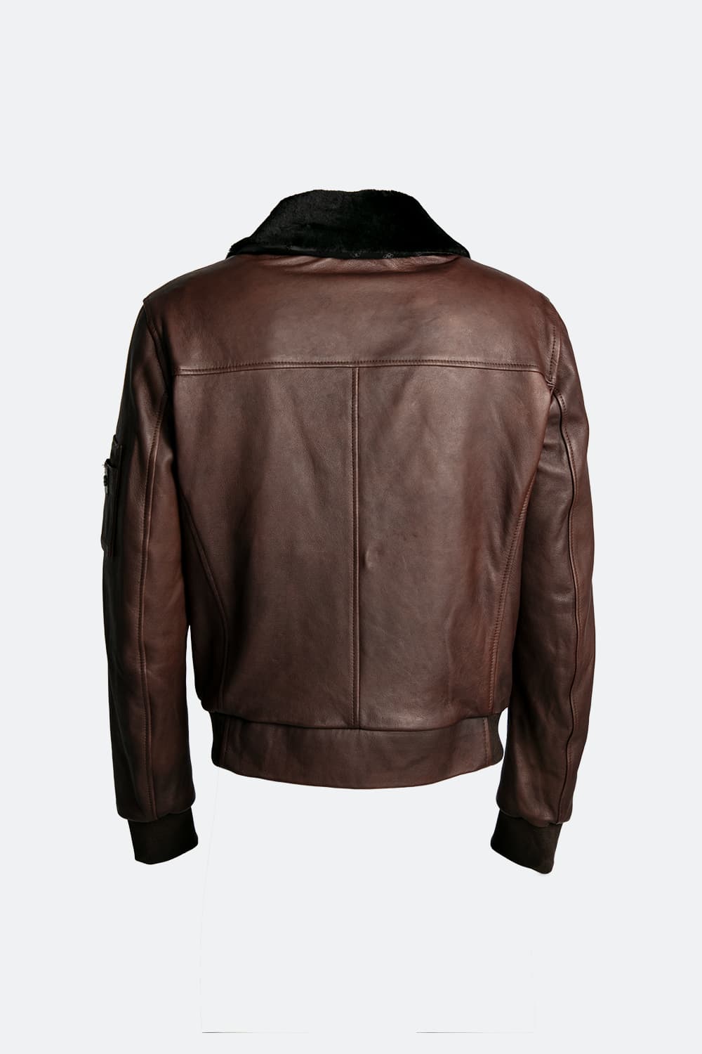 Schwarzer Nagel im Gold-Shearling-Stil man Barone firenze - 17
