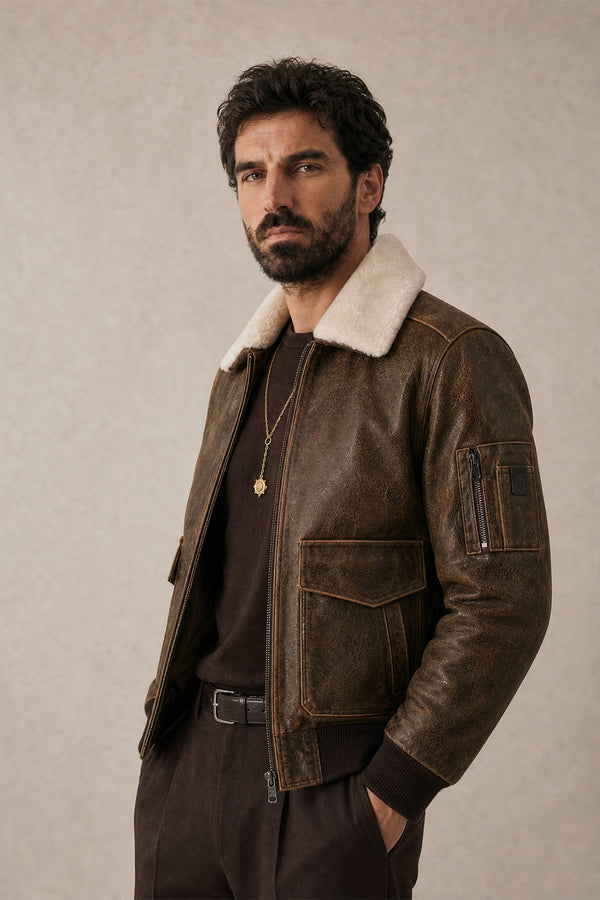 Aviator Jacket Rock  man Barone firenze