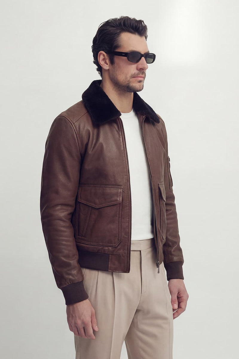 Schwarzer Nagel im Gold-Shearling-Stil man Barone firenze - 11