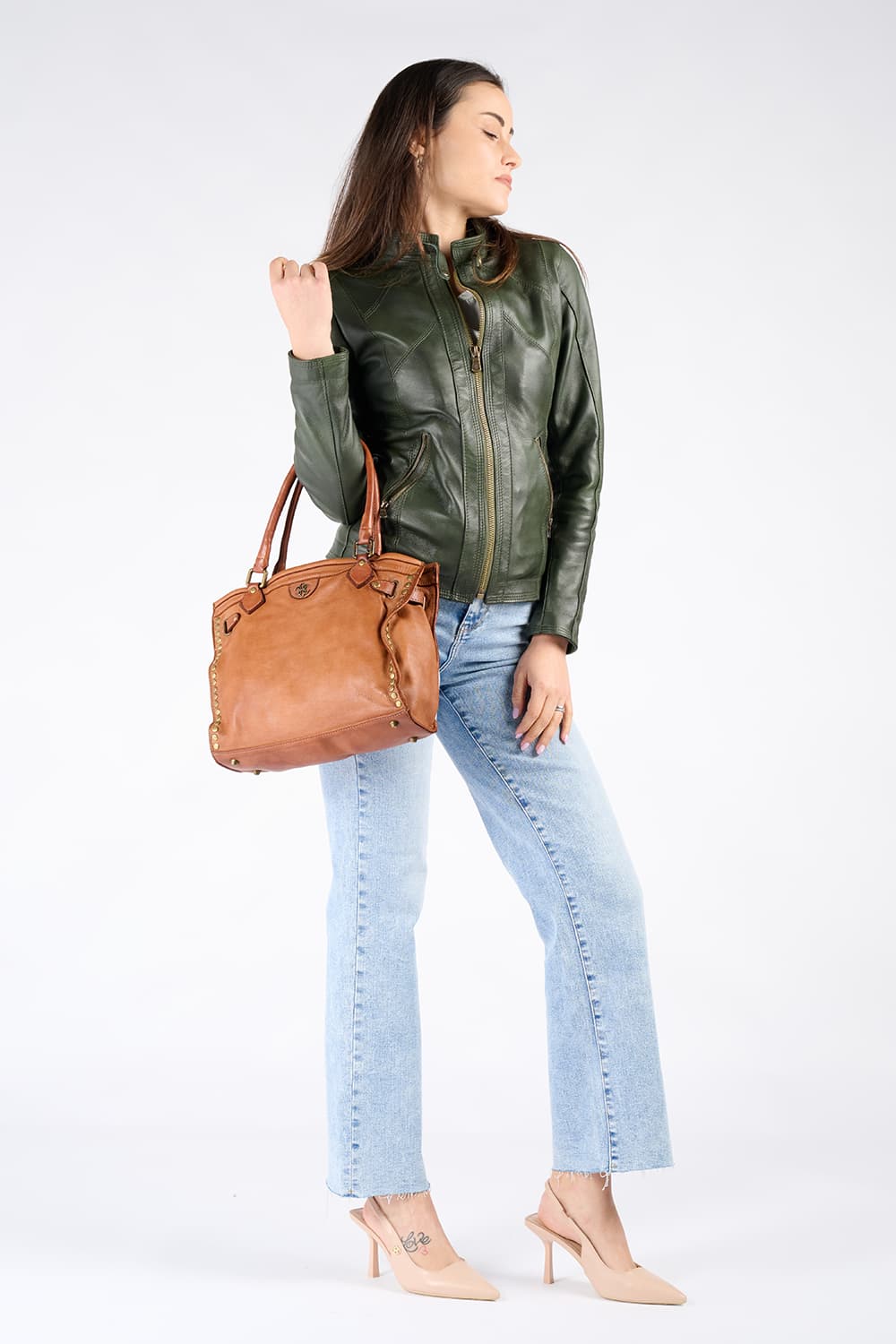 Botticelli Small Cuoio woman Barone firenze - 8