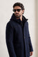 Cappotto Classico Uomo Lana con Cappuccio man Barone firenze - 2