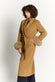 Cappotto Lungo Con Cintura e Manicotti Cammello woman Barone firenze - 3