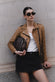 Women’s Suede Fringe Biker Jacket woman Barone firenze - 6