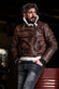 Nagel im Gold-Shearling-Stil, Dunkelbraun unisex Barone firenze - 1