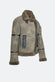 Chiodo Shearling Style Donna Verde woman Barone firenze - 5