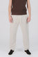 Pantaloni Cotone Righe Crema man Barone firenze - 1