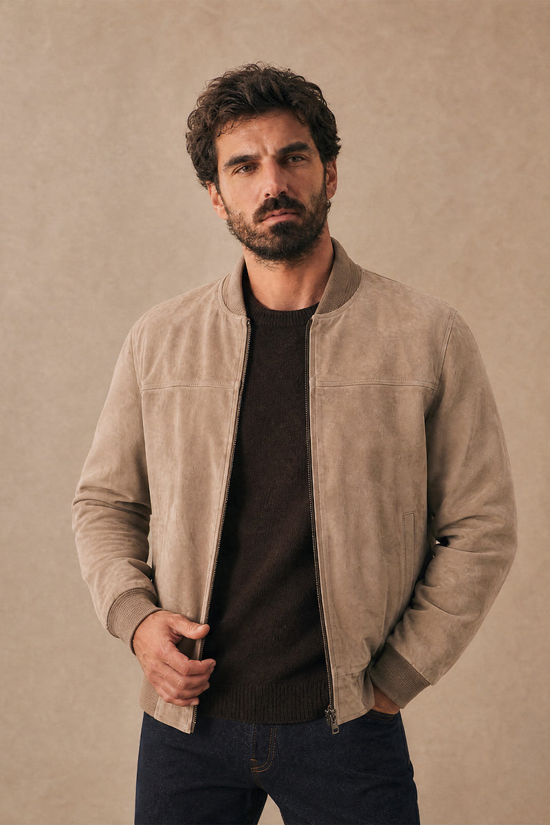 David Taupe Suede unisex Barone firenze - 1