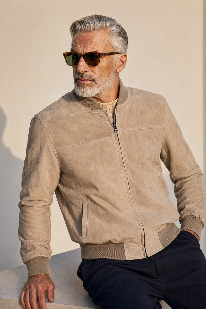 David Taupe Suede unisex Barone firenze - 10