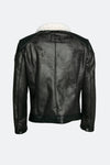 Elton Gold Colletto Shearling Style Nero Panna man Barone firenze - 5
