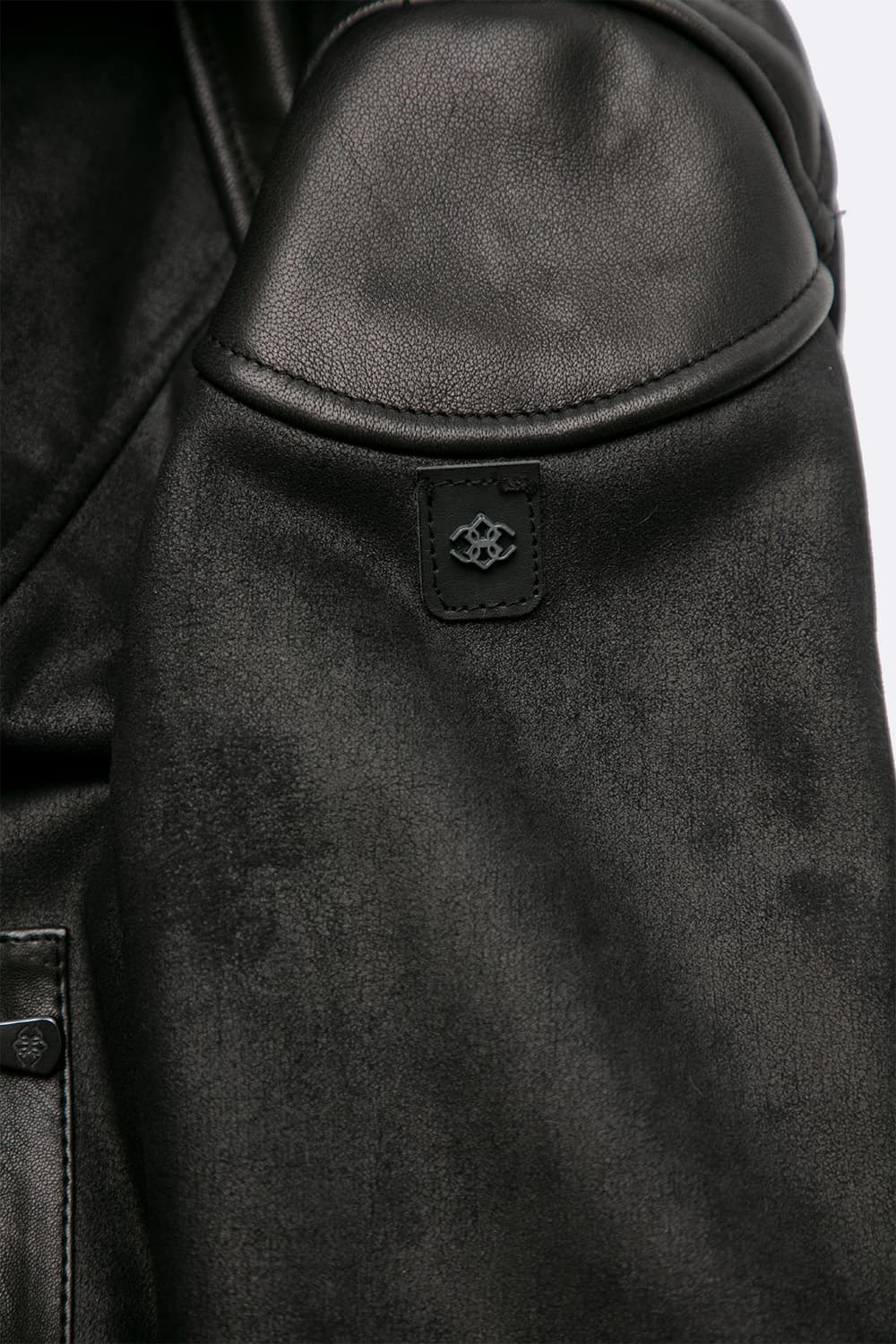 Elton Shearling Style Collar Dark Brown uomo Barone firenze - 9