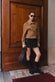 Gürteltasche Santa Croce Dunkelbraun woman Barone firenze - 4