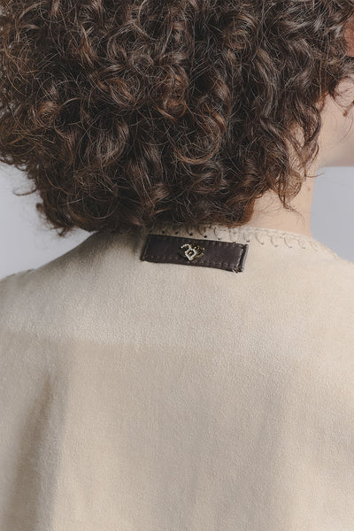 Olive Embroidered Vest