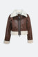 Nagel im Gold-Shearling-Stil woman Barone firenze - 2