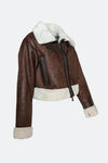 Nagel im Gold-Shearling-Stil woman Barone firenze - 8