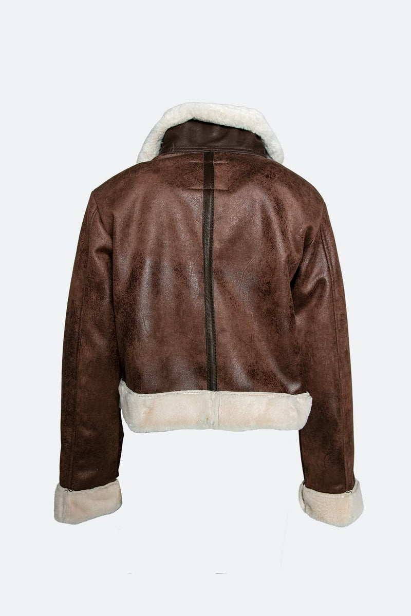 Nagel im Gold-Shearling-Stil woman Barone firenze - 9