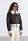 Ginevra Black Shearling Style  woman Barone firenze - 4
