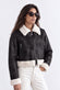 Ginevra Black Shearling Style  woman Barone firenze - 1