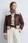 Nagel im Gold-Shearling-Stil woman Barone firenze - 1