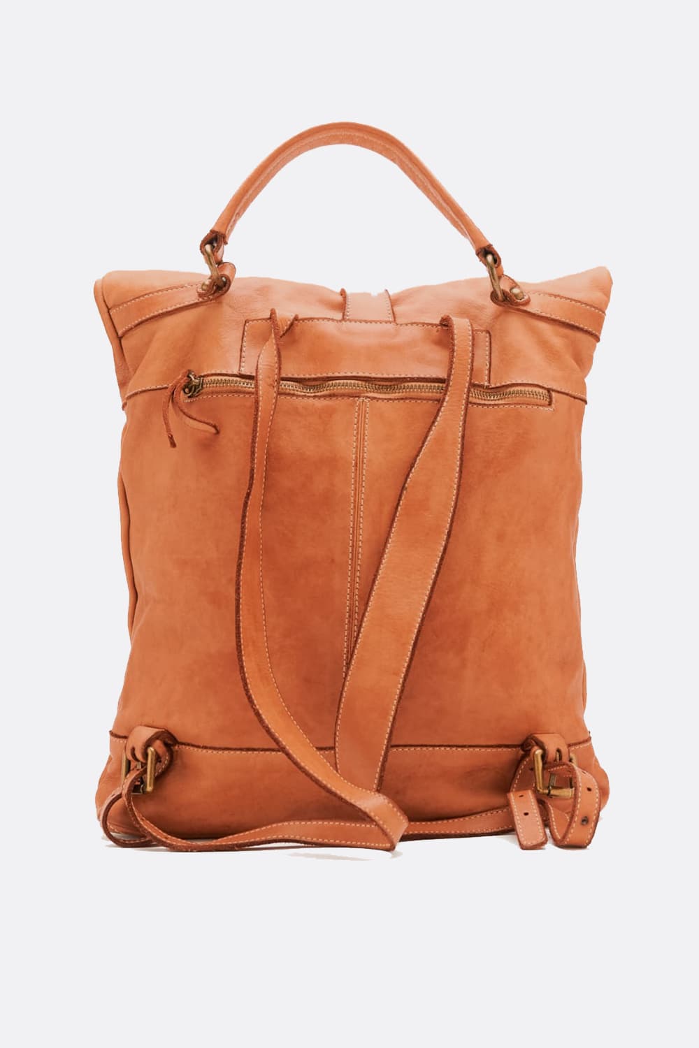 Grosseto Tan Backpack unisex Barone firenze - 7