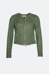 Short Green Suede Ire woman Barone firenze - 2