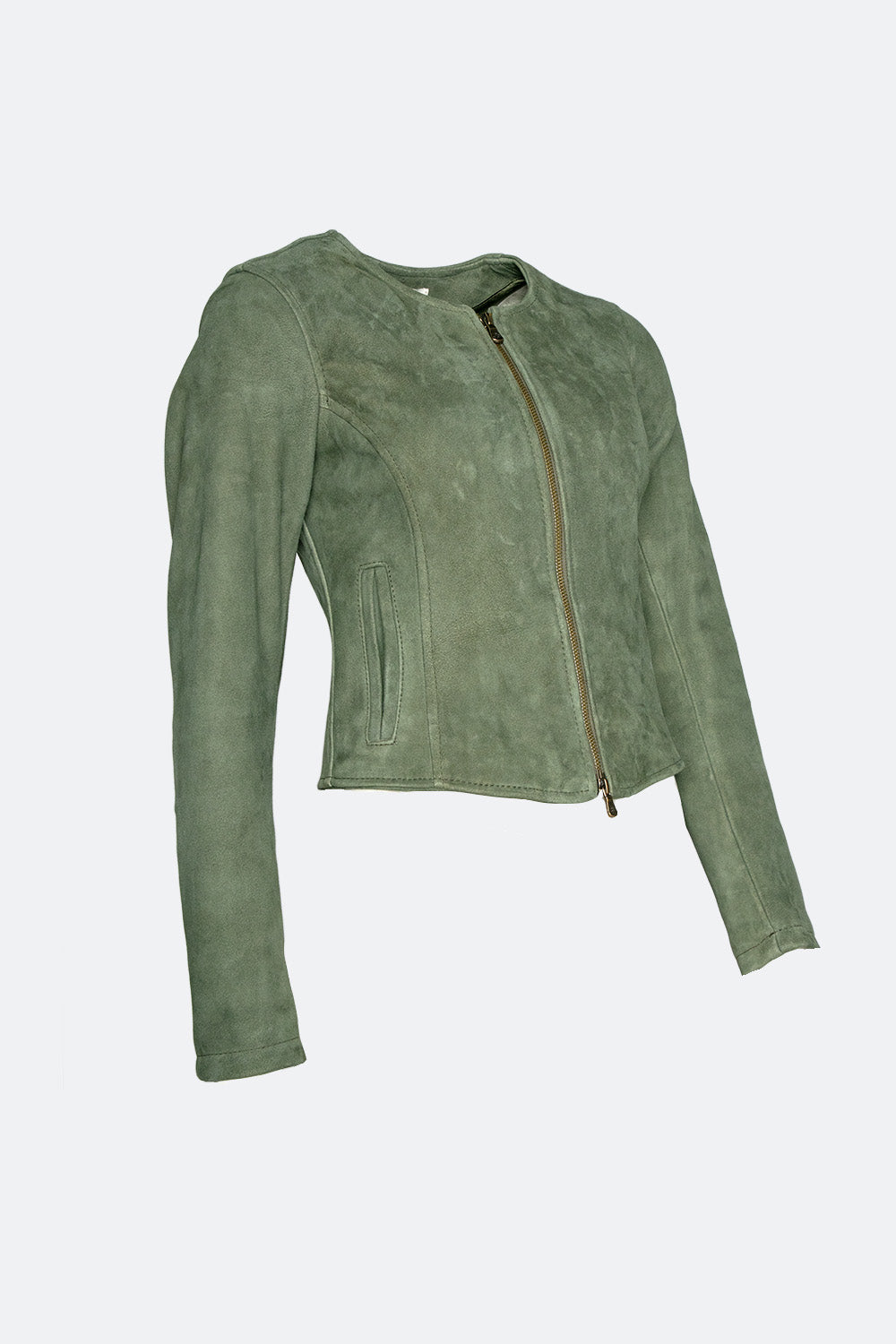 Short Green Suede Ire woman Barone firenze - 5