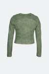 Short Green Suede Ire woman Barone firenze - 9
