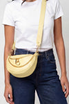 Light Yellow Bea Belt Bag woman Barone firenze - 5