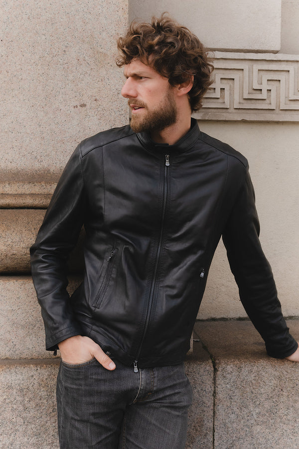 Massi Black Jacket man Barone firenze