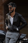 Massi Jacke Dunkelbraun man Barone firenze - 5