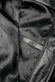 Michele Black Leather Jacket with Stitching man Barone firenze - 5
