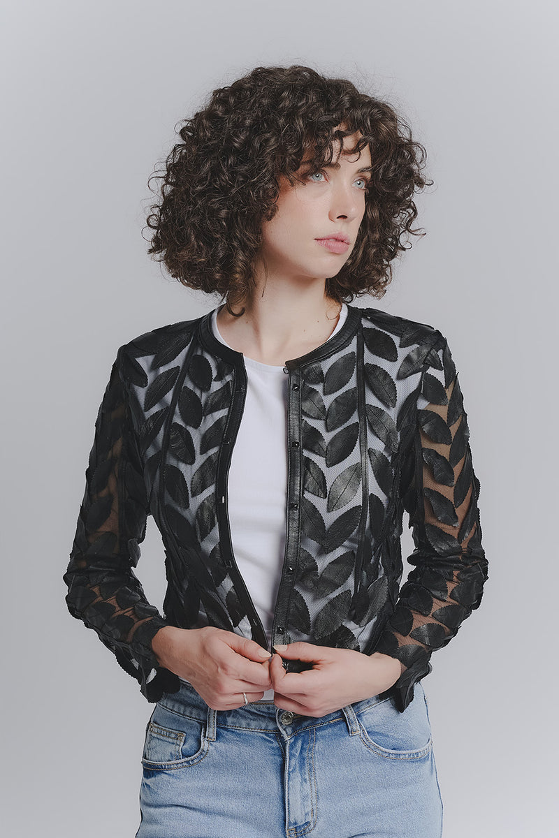 Giacca Minerva Corto woman Barone firenze - 2