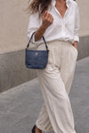 Pianosa Blue Denim woman Barone firenze - 2