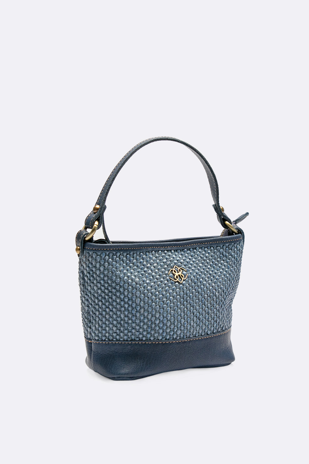 Pianosa Rafia Denim woman Barone firenze - 1