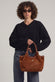 Pienza in Leather Tan Brown woman Barone firenze - 2
