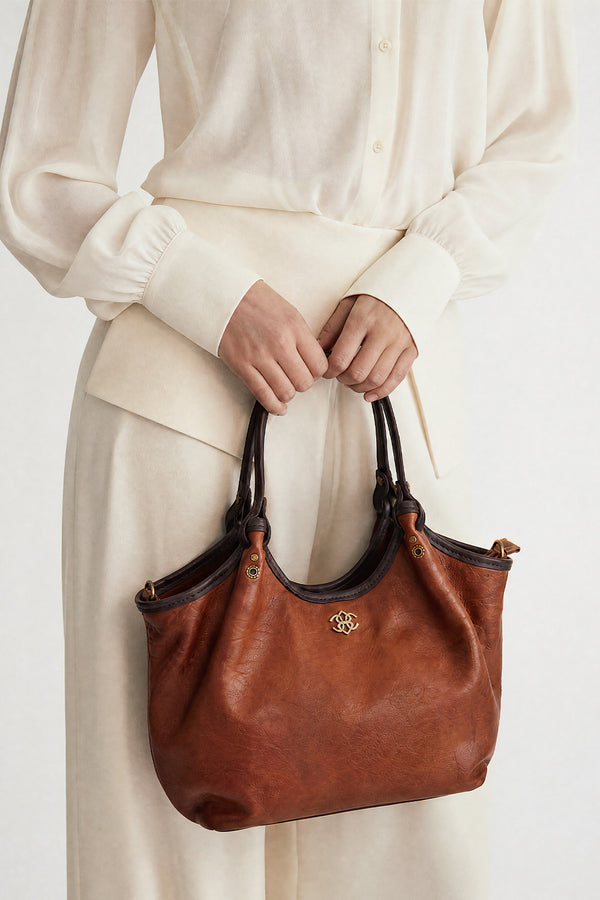 Pienza Vegetable-Tanned Cuoio woman Barone firenze