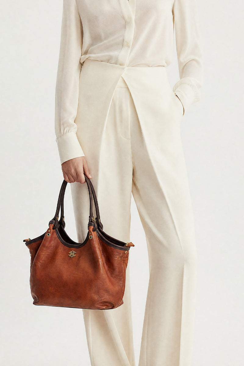 Pienza Vegetable-Tanned Cuoio woman Barone firenze - 5