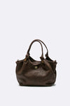 Pienza Vegetable-Tanned Dark Brown woman Barone firenze - 1