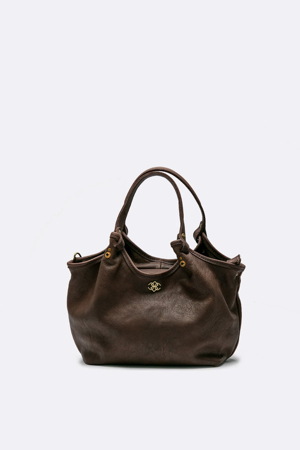 Pienza Vegetable-Tanned Dark Brown woman Barone firenze