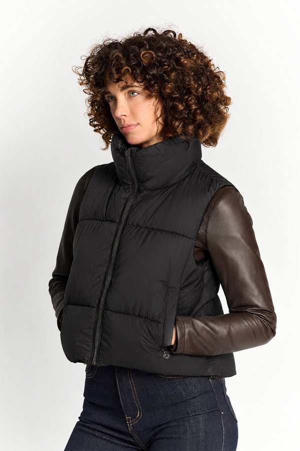 Paris Puffer Vest Jacket woman Barone firenze