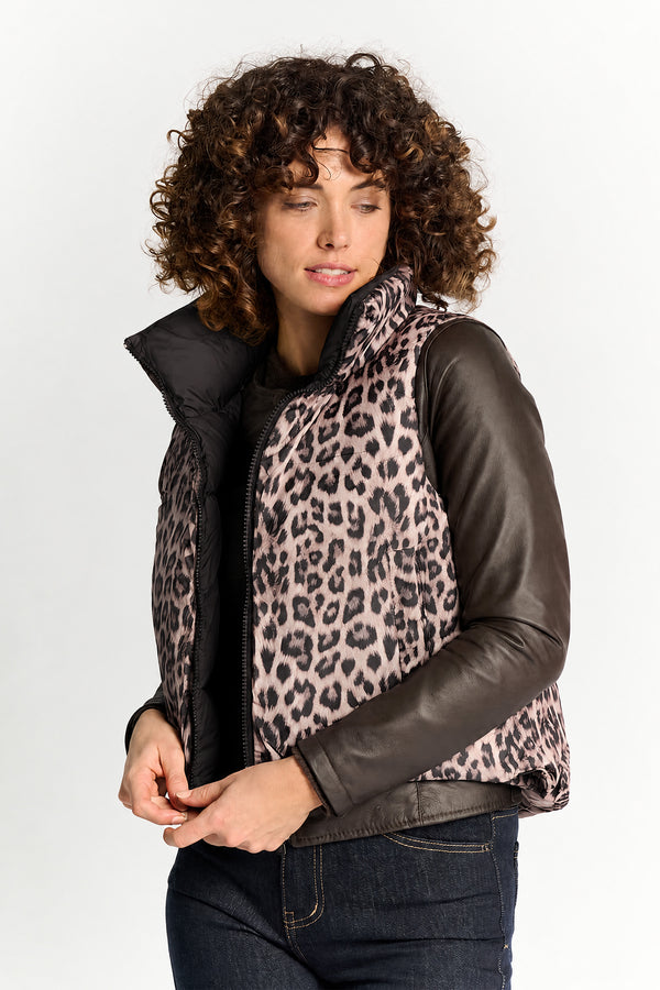 Paris Puffer Vest Jacket woman Barone firenze