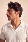 Men's White Polo Shirt man Barone firenze - 3